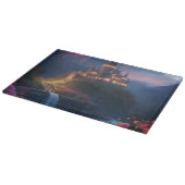 Mountain Midnight Castle Four Schneidebrett (Ecke)