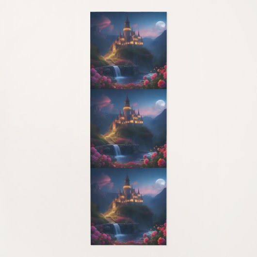 Mountain Midnight Castle Four Yogamatte (Vorderseite)