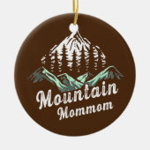 Mountain Mommom Camping Wandern Mama Adventure Keramik Ornament (Vorne)