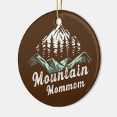 Mountain Mommom Camping Wandern Mama Adventure Keramik Ornament (Links)