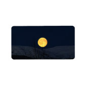 Mountain Moon Adressaufkleber (Vorne)