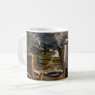 Mountain Morning Kaffee Perkolator – Rustikale Hüt Kaffeetasse