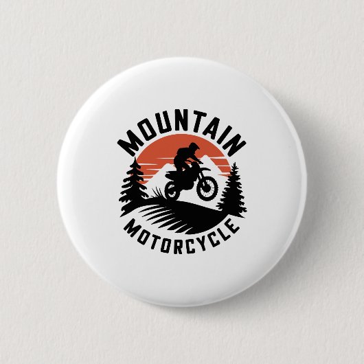 Mountain Motorcycle Button (Vorderseite)