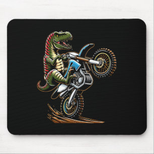 Mountain Motorradfahren Dinosaurier Motorrad Sport Mousepad