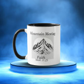 Mountain Moving Faith Mark 11:23 Tasse