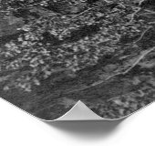 Mountain & Native America Horseback auf Cliff Poster (Ecke)