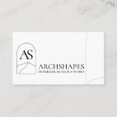 Mountain Nature Architecture Räume Design Visitenkarte (Vorderseite)