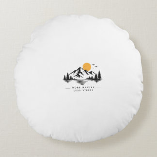 Mountain Nature Throw Kissen - Mehr Natur Weniger