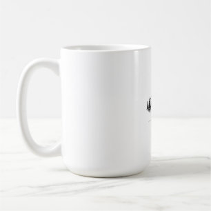 Mountain Nature Throw Kissen - Mehr Natur Weniger  Kaffeetasse