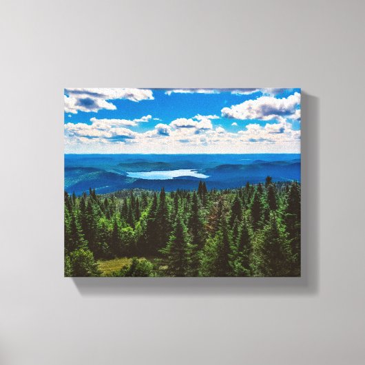 Mountain Noir Quebec, Kanada - Reisefotografie Leinwanddruck (Vorderseite)