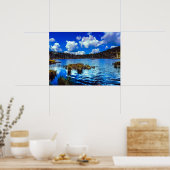 Mountain Noir Quebec, Kanada - Reisefotografie Poster (Küche)