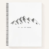 Mountain Notebook Notizbuch (Vorderseite)