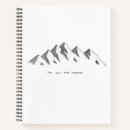 Mountain Notebook Notizbuch