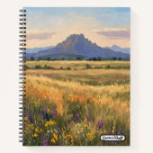 Mountain on the plain notizblock (Vorderseite)