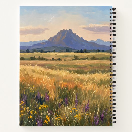 Mountain on the plain notizblock (Rückseite)