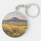 Mountain on the plain schlüsselanhänger (Rückseite)