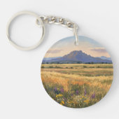 Mountain on the plain schlüsselanhänger (Vorderseite)