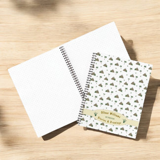 Mountain Palm Adventure Travel Custom Personalized Notizblock