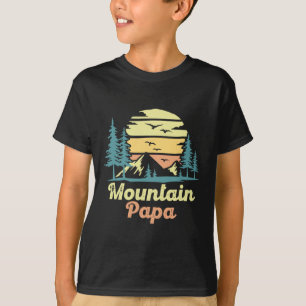 Mountain Papa Camping Wandern Vater Abenteuer Väte T-Shirt