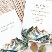 Mountain Park Save the Date Zielort Einladung
