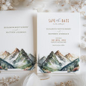 Mountain Park Save the Date Zielort Einladung