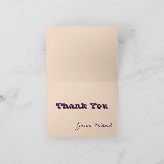 Mountain Pass Danke Karte (Innenseite)