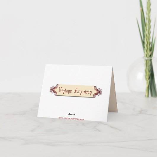 Mountain Pass Danke Karte (Rückseite)