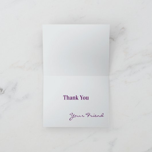 Mountain Pass Danke Karte (Innenseite)