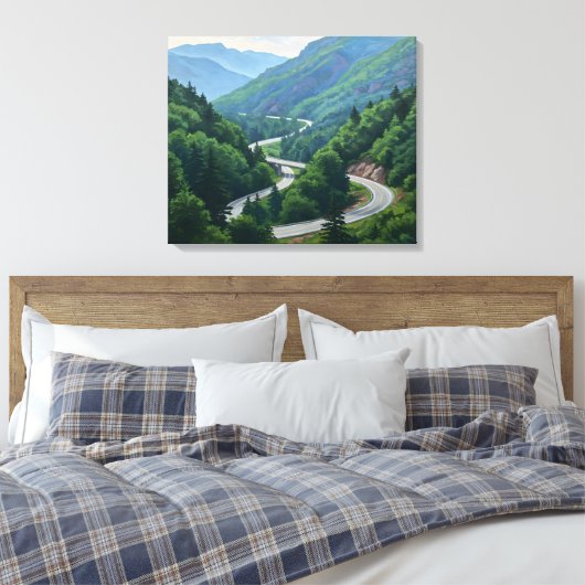 Mountain Pass Leinwanddruck (Insitu (Schlafzimmer))