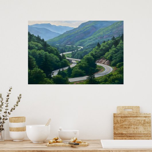 Mountain Pass Poster (Küche)