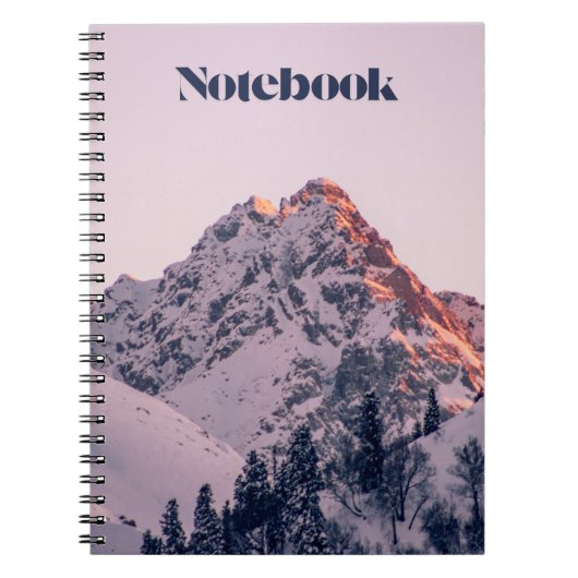 Mountain Peak Notebook Notizblock (Vorderseite)
