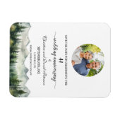 Mountain Pine 44 Wedding Anniversary Save the Date Magnet (Horizontal)