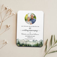 Mountain Pine 60 Hochzeitstag Save the Date