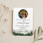 Mountain Pine 6 Wedding Anniversary Save the Date Magnet