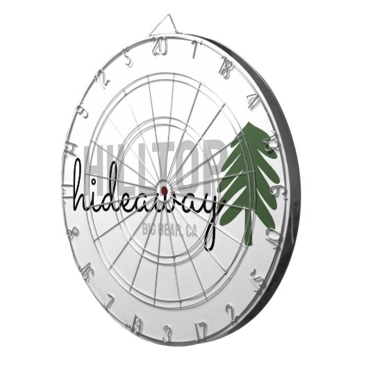 Mountain Pine Cabin Vacation Rental - Dartboard Dartscheibe (Vorderseite rechts)