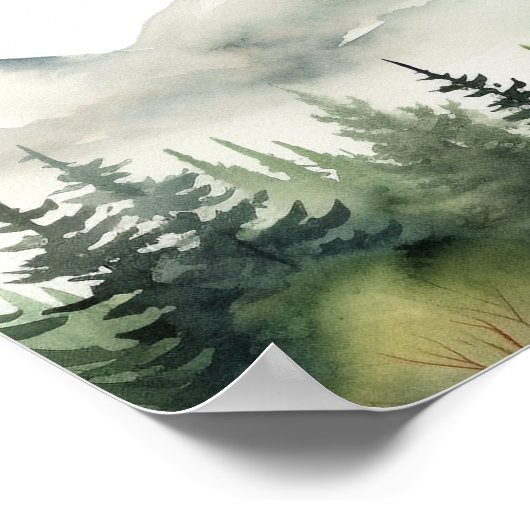 Mountain Pines Probe Dinner Willkommen Poster (Ecke)