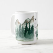 Mountain Pines Tasse (Vorderseite Links)