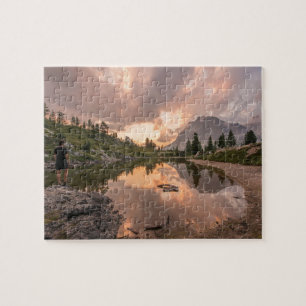 Mountain Pond Foto Puzzle