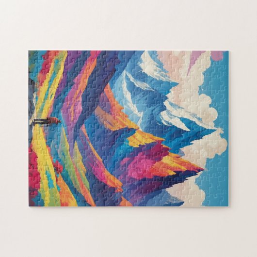 Mountain-Puzzle Puzzle (Horizontal)