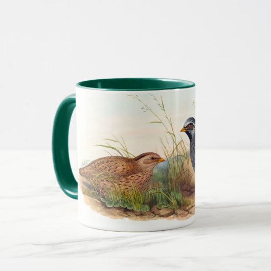 Mountain Quail - Bird, Tasse (Vorderseite Links)