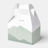 Mountain Range Wedding Geschenkschachtel (Rückseite)