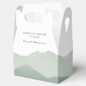 Mountain Range Wedding Geschenkschachtel (Geöffnet)