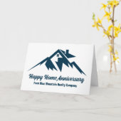 Mountain Real Anwesen Company Custom Marketing Karte (Gelbe Blume)