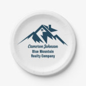 Mountain Real Anwesen Company Custom Marketing Pappteller (Vorderseite)