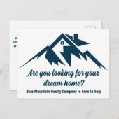 Mountain Real Anwesen Company Custom Marketing Postkarte (Vorne/Hinten)