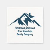 Mountain Real Anwesen Company Custom Marketing Serviette (Vorderseite)