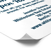 Mountain Real Anwesen Company Custom Open House Poster (Ecke)