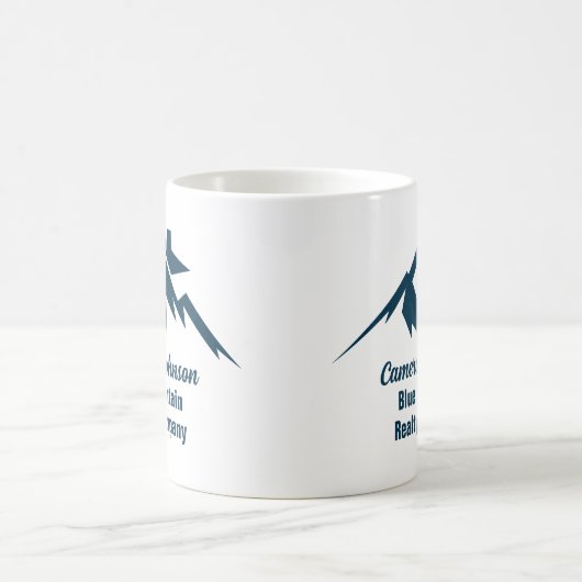 Mountain Real Anwesen Company Custom Realtor Kaffeetasse (Mittel)