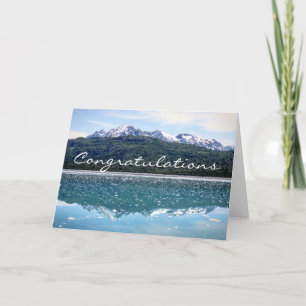 Mountain Reflections Congratulations Card Karte