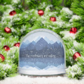Mountain Reflections Design Snow Globe Schneekugeln (Weihnachten)